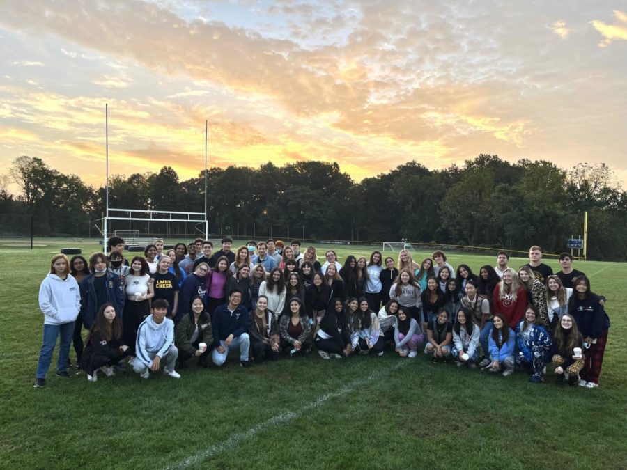 The Class of 2022 at the Senior Sunrise