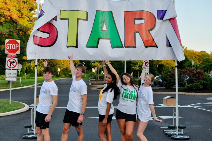 Color Run (from left to right) Ethan Packman, Nicholas Slepsov, Hannah Thomas, Khristina Cejne, Ellie Heater
